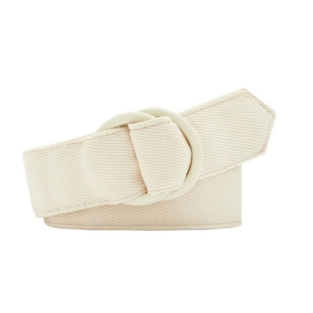 Peter Millar Crown Crafted Men's Performance O-Ring British Cream Belt M, XL